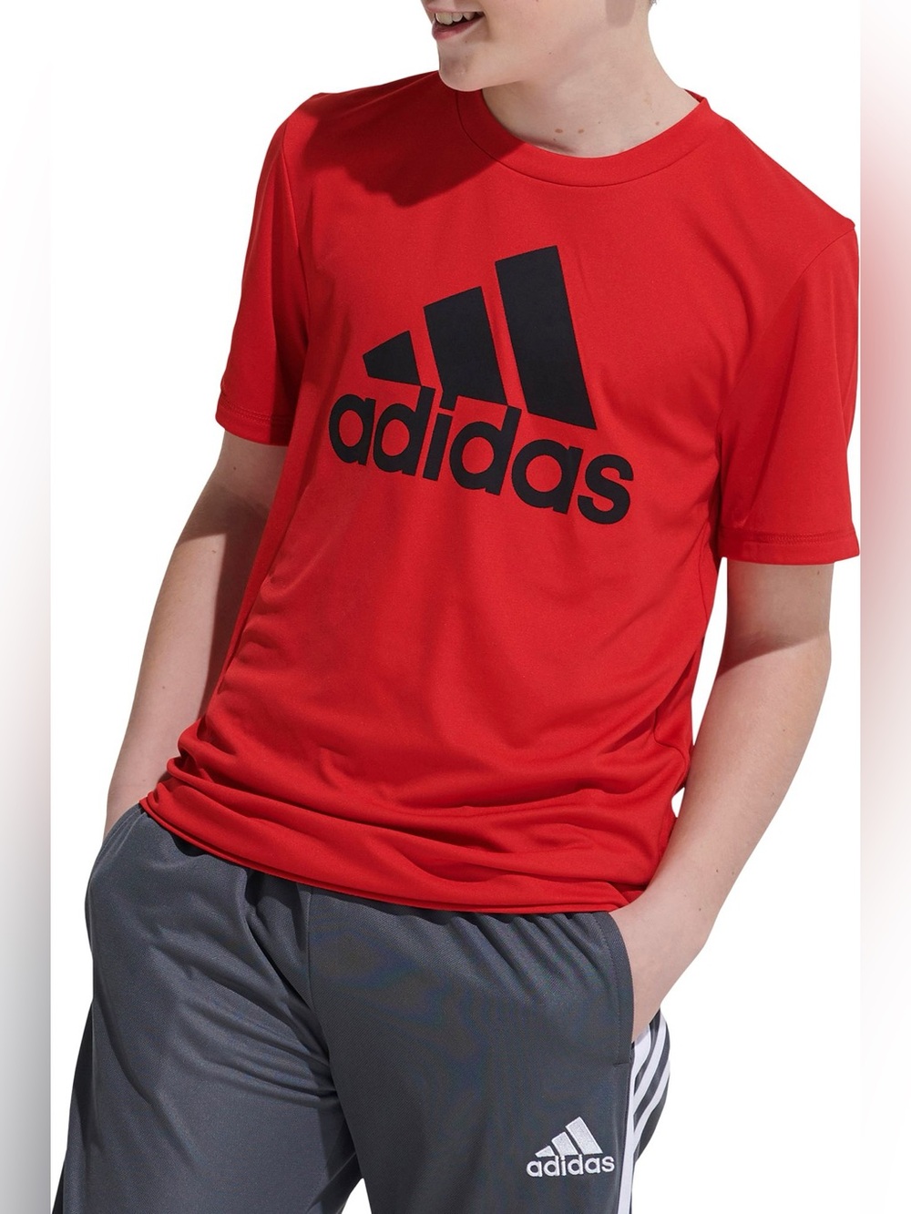 Adidas Boys Aeroready Performance Tee (XL)
